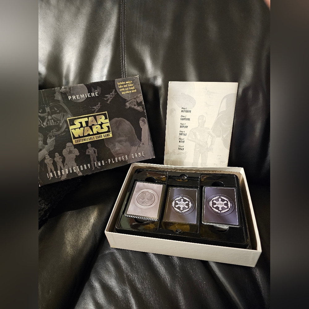 Star Wars Premier Introductory Two player Card Game Circa 1995 EUC - Picture 6 of 8